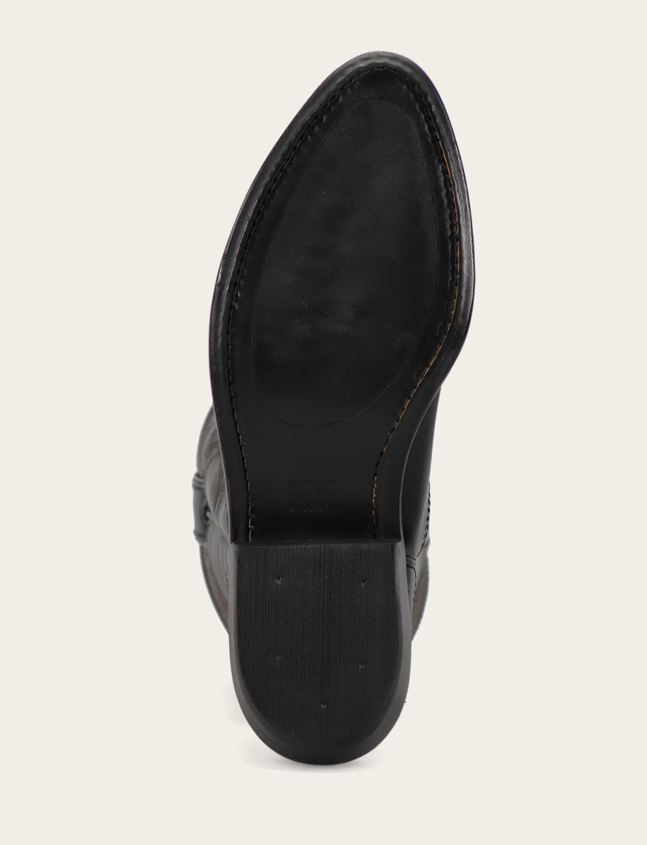 Black Boots Frye Women's Black Billy Pull On Deco Stitch Boots