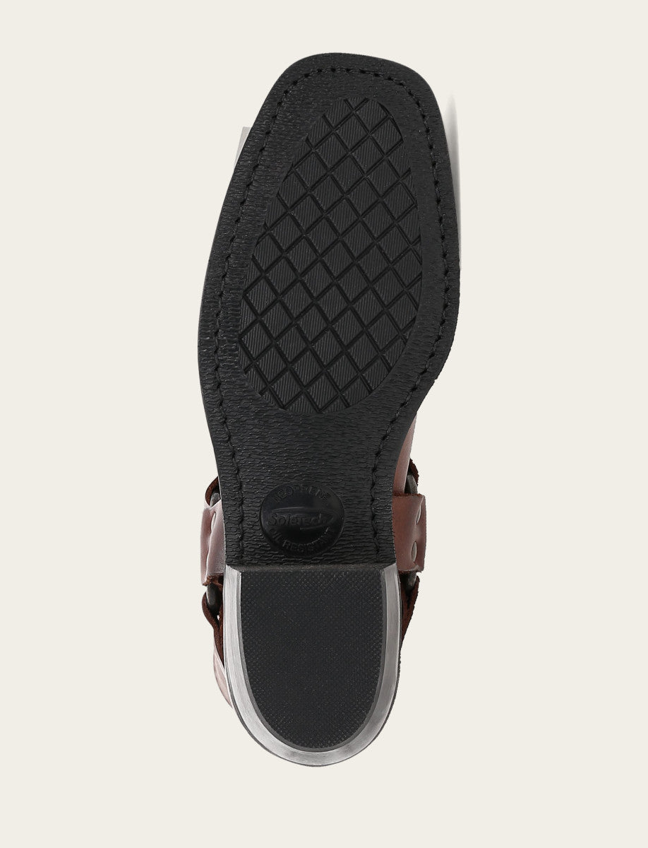 Cognac Boots Frye Women's Cognac Harness 8R Boots