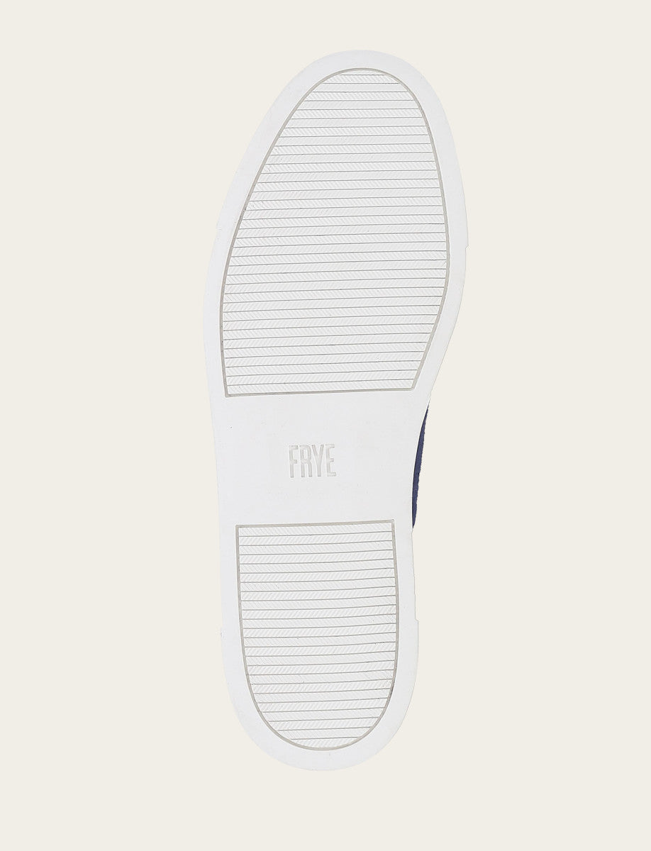 Navy Sneakers Frye Women's Navy Ivy Canvas Low Lace Sneakers