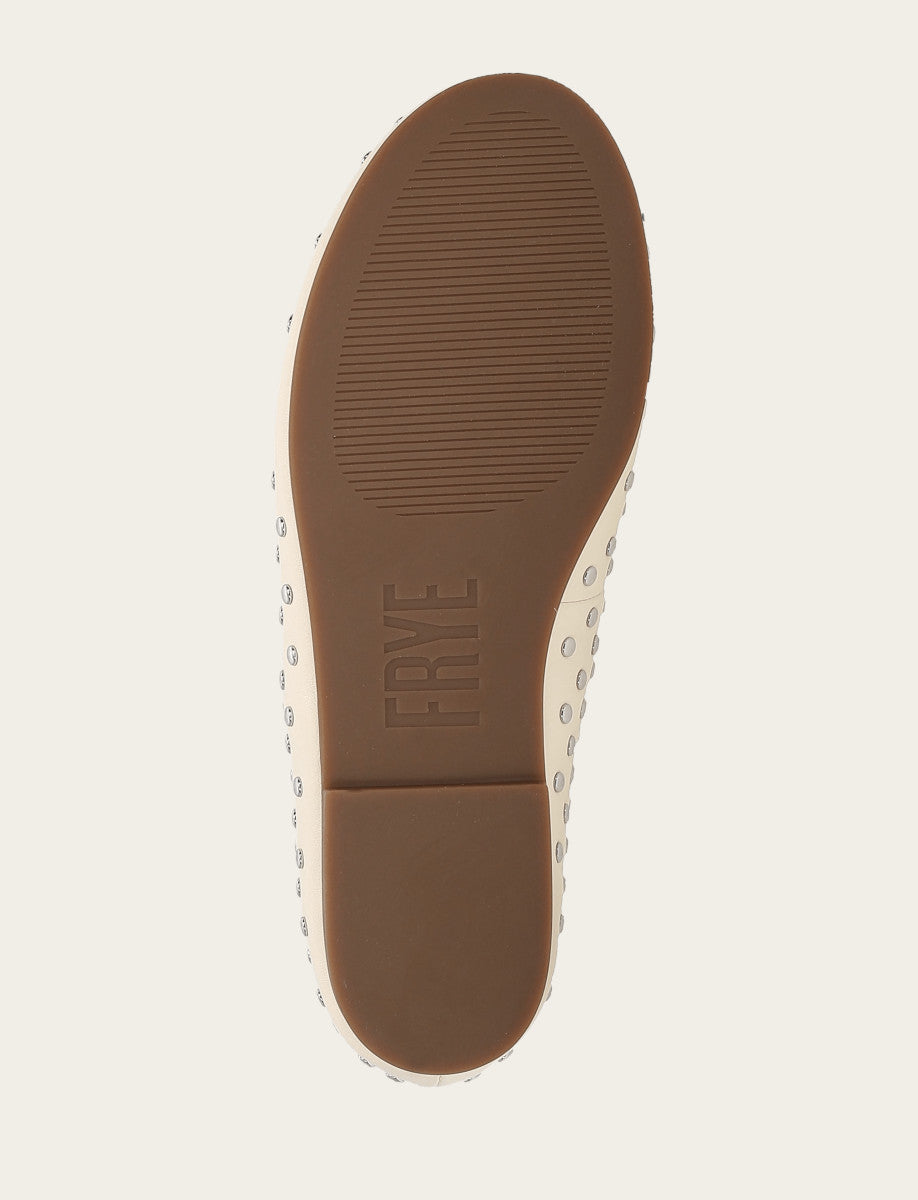 Ecru Flats & Mules Frye Women's Ecru Emma Studded Mary Jane Shoe