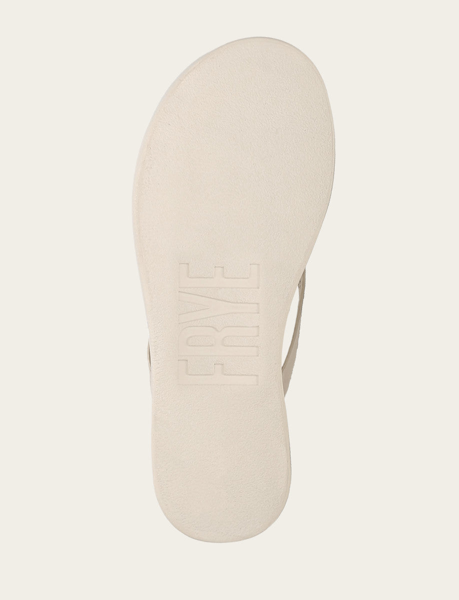 Ivory Sandals Frye Women's Ivory Maya Buckle Thong Sandals