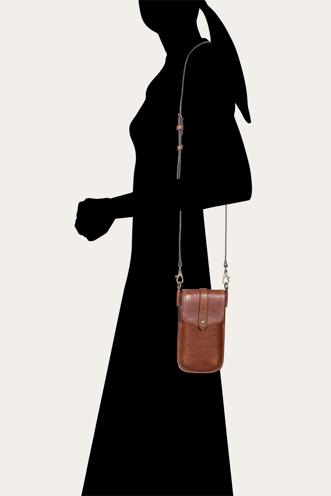 Cognac Handbags Frye Melissa Cognac Phone Pouch