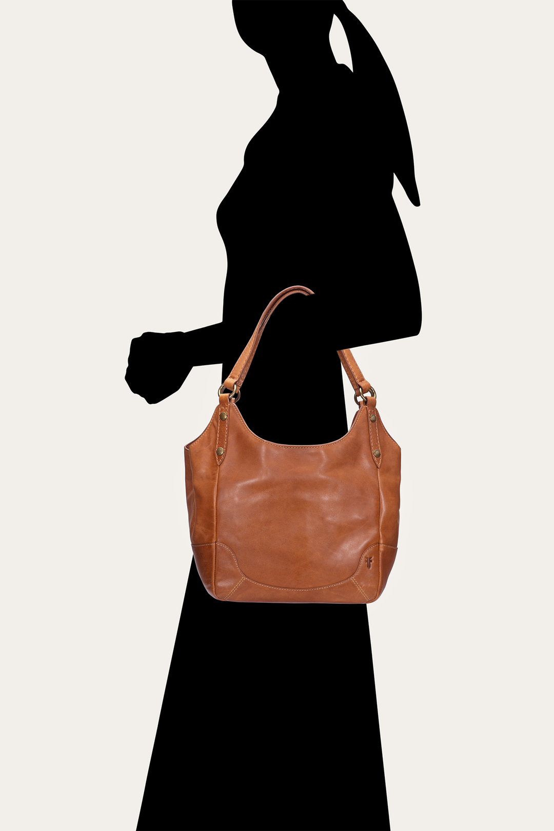 Burnt Terracotta Handbags Frye Melissa Four Poster in Burnt Terracotta