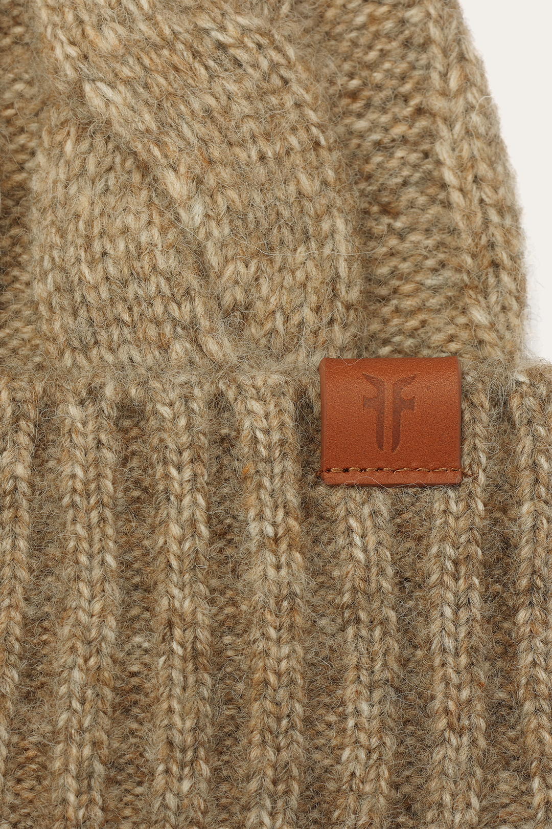 Burnt Olive Cold Weather Accessories Frye Burnt Olive Wide Cable Cuff Hat