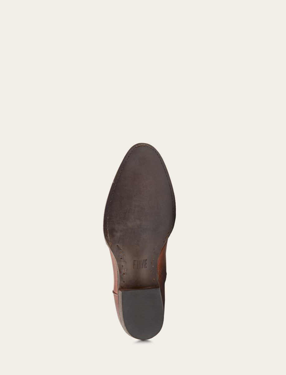 Cognac Boots Frye Men's Cognac Austin Inside Zip Boots