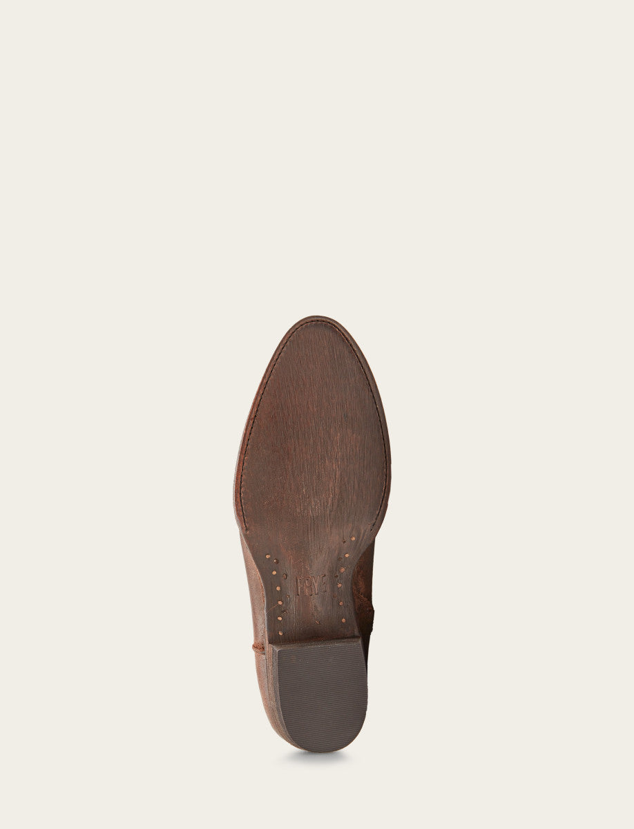 Brown Boots Frye Men's Brown Austin Inside Zip Boots