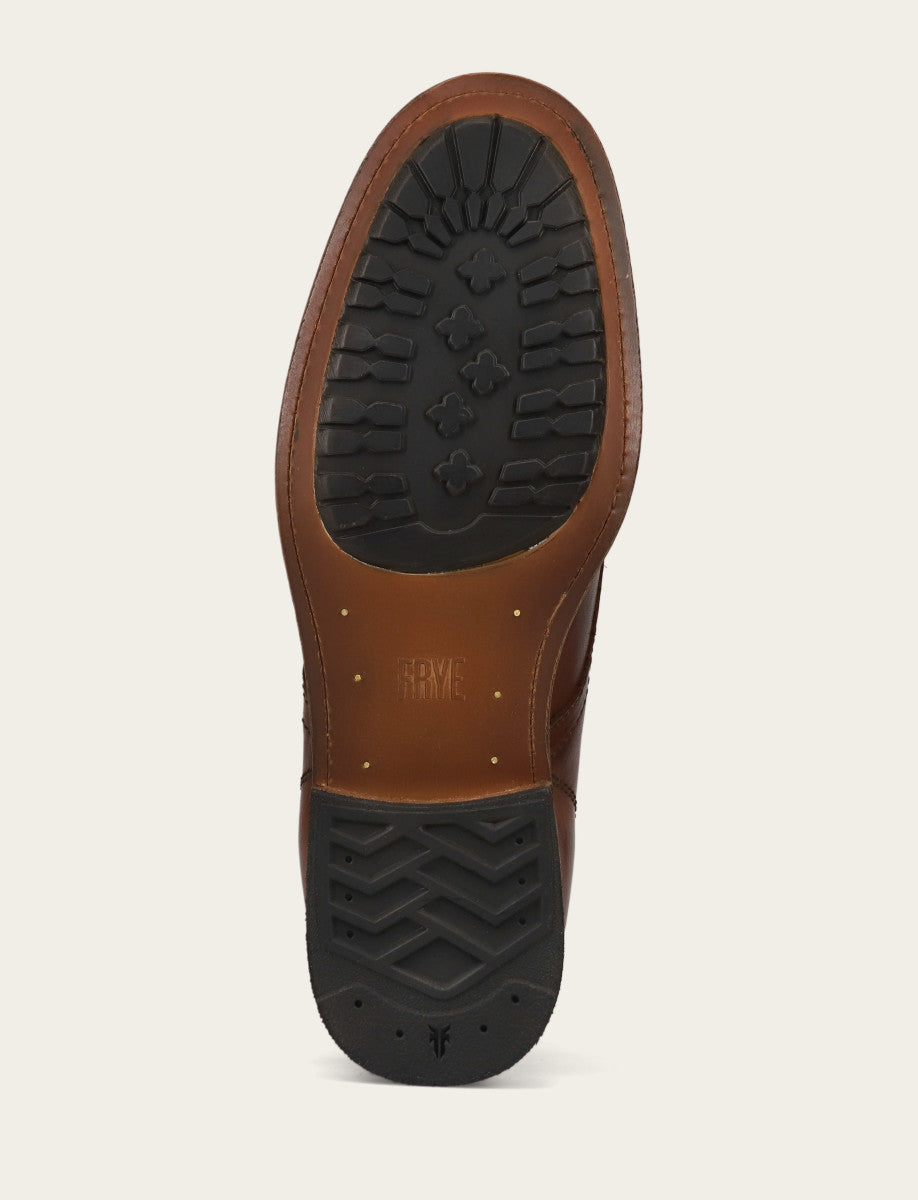 Cognac Boots|Casual Frye Men's Cognac Tyler Flex Lace Up Boots