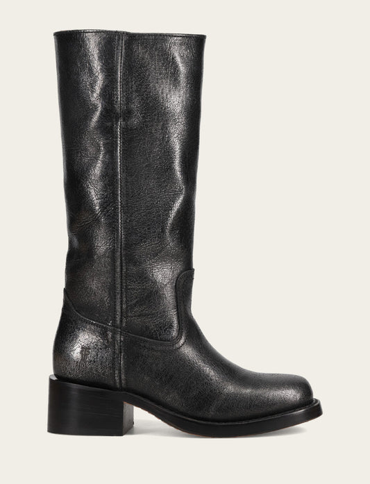 Antique Silver Boots Frye Women’s Silver Campus 14L Boots