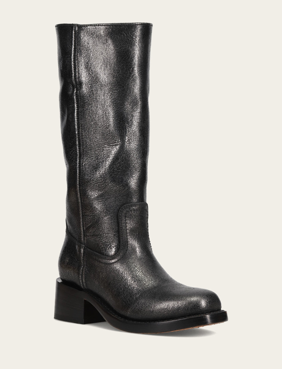 Antique Silver Boots Frye Women’s Silver Campus 14L Boots