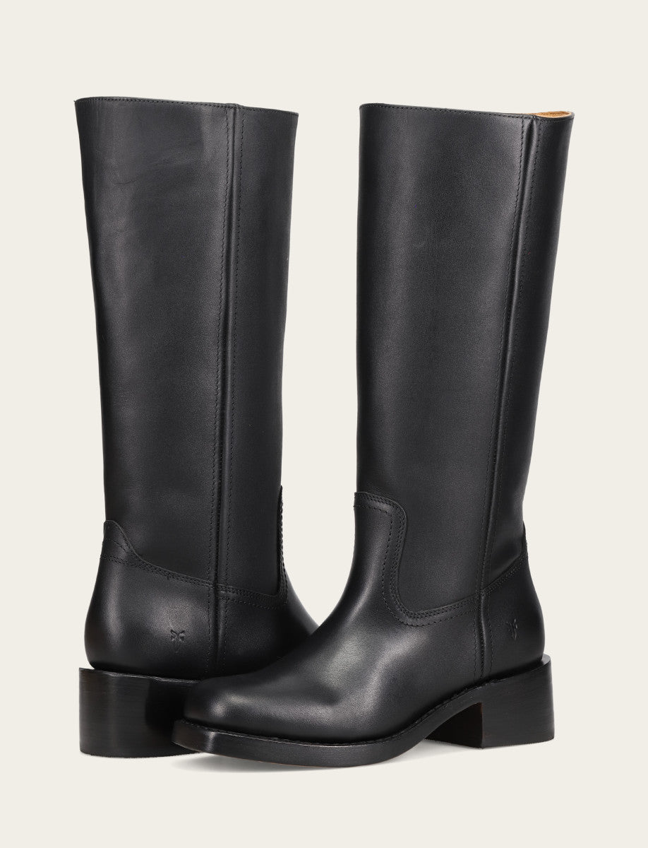 Black Boots Frye Women's Black Campus 14L Boots