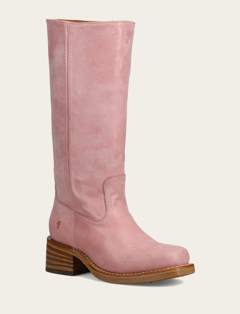 Pink Boots Frye Women's Pink Campus 14L Boots
