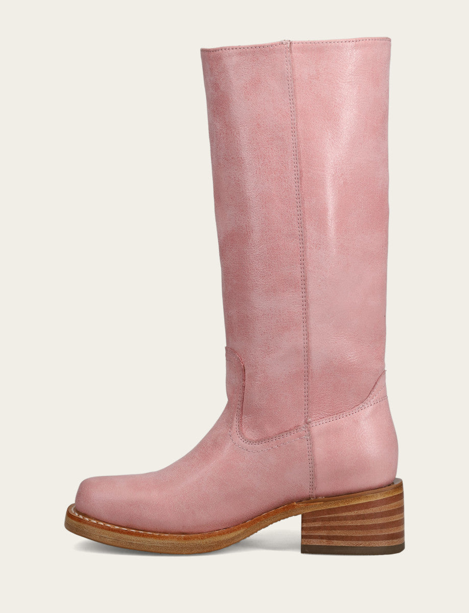 Pink Boots Frye Women's Pink Campus 14L Boots