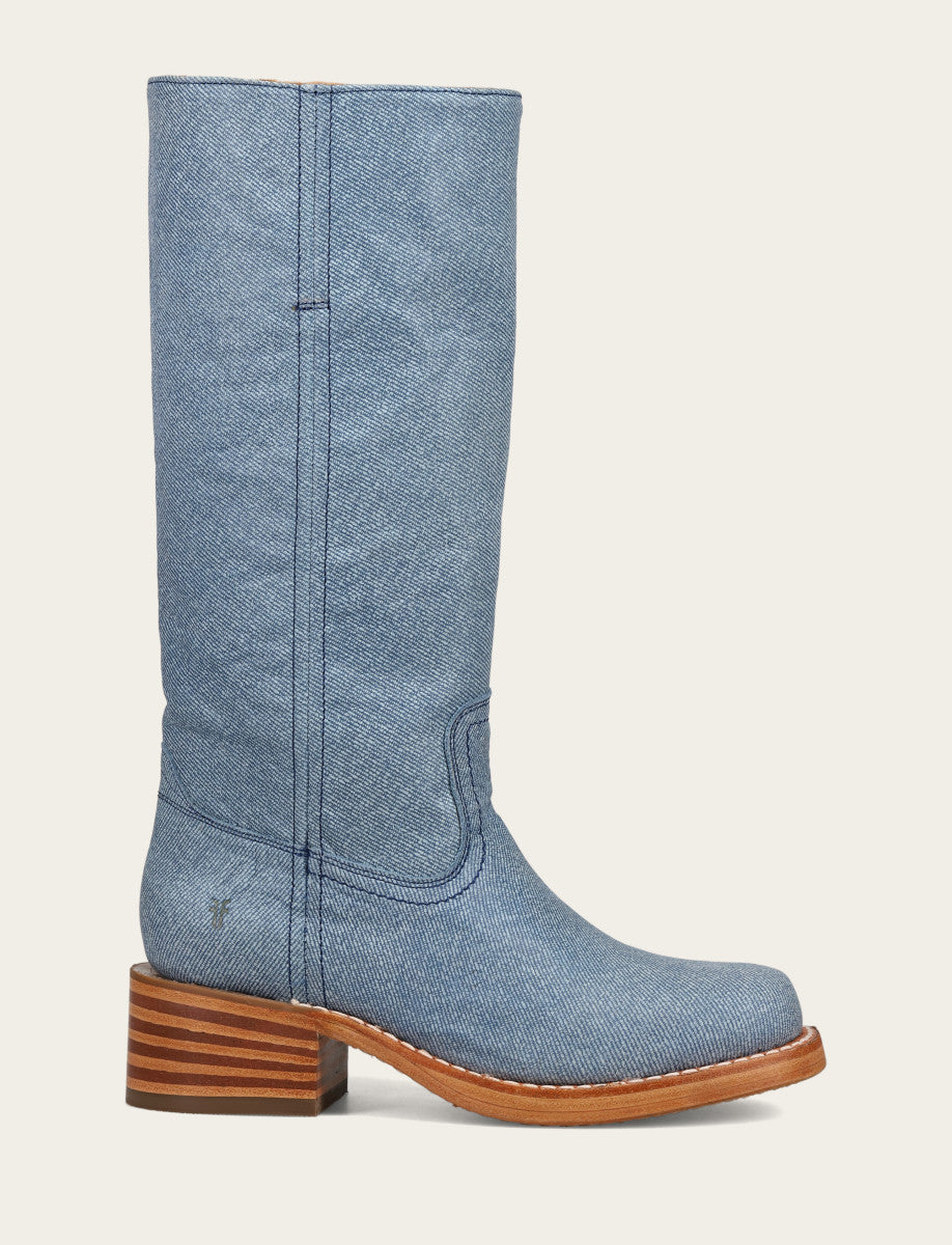 Sky Blue Boots Frye Campus 14L Boot