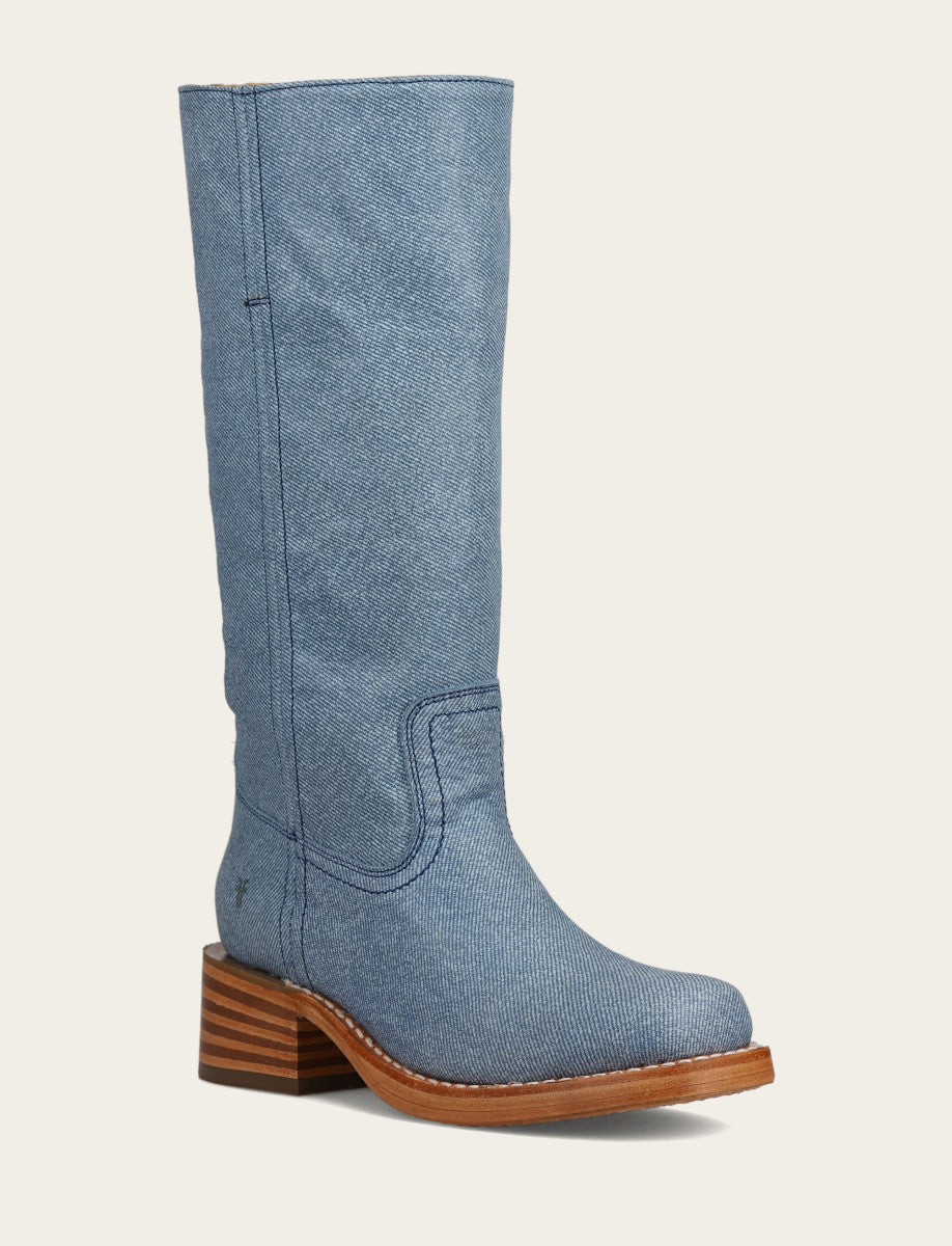 Sky Blue Boots Frye Campus 14L Boot