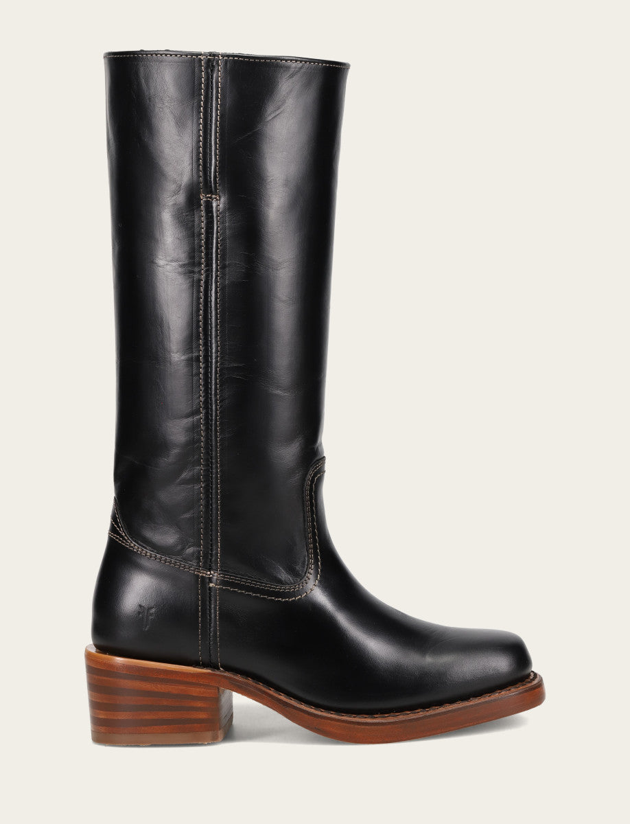 Jet Black Boots Frye Women's Campus 14L Jet Black Boots