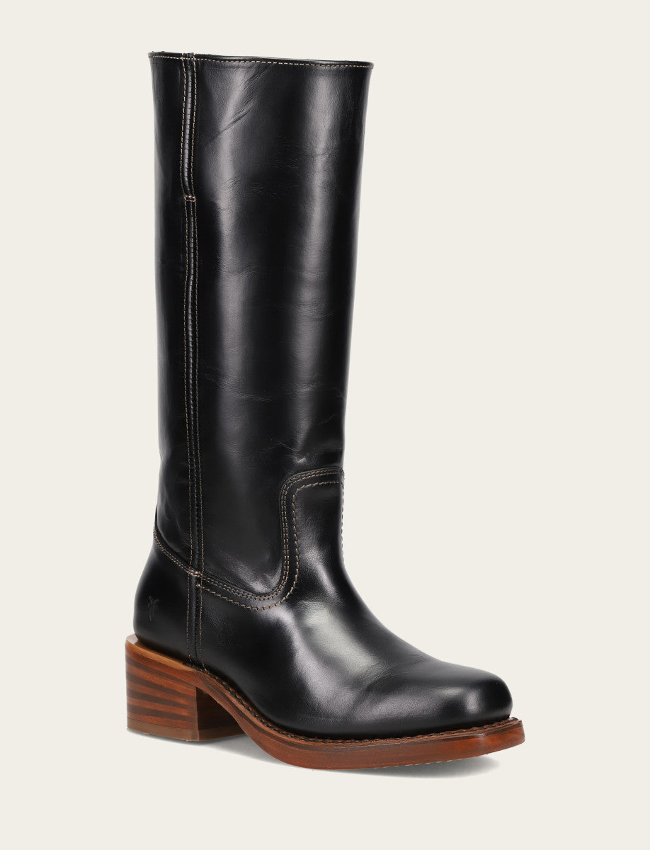 Jet Black Boots Frye Women's Campus 14L Jet Black Boots