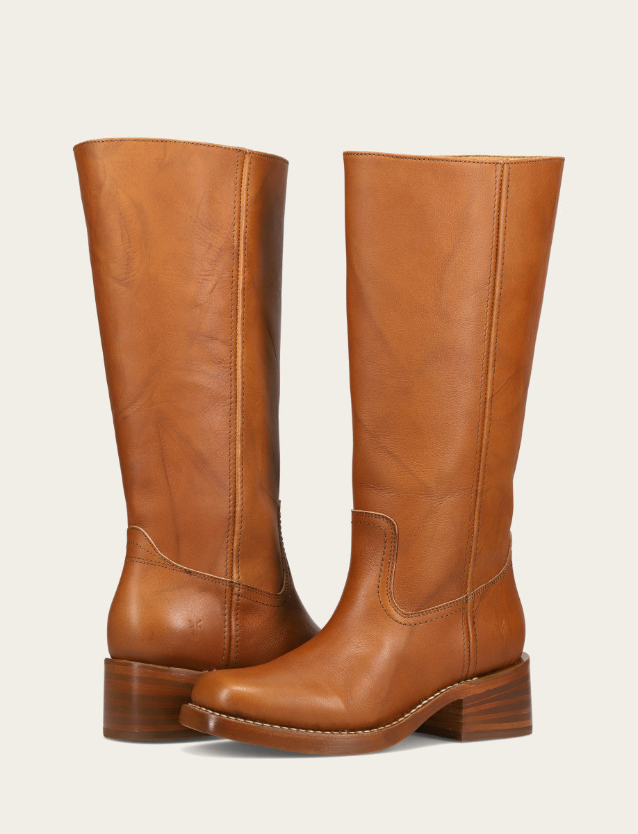 Saddle Boots|Wide Calf Boots Frye Women's Saddle Campus 14L Wide Calf Boots