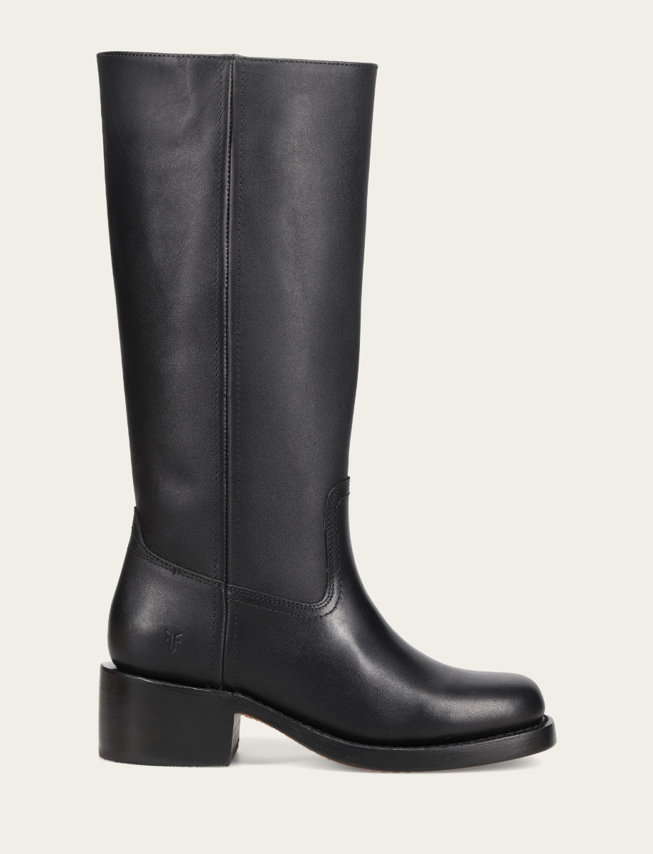 Black Boots|Wide Calf Boots Frye Women's Black Campus 14L Wide Calf Boots