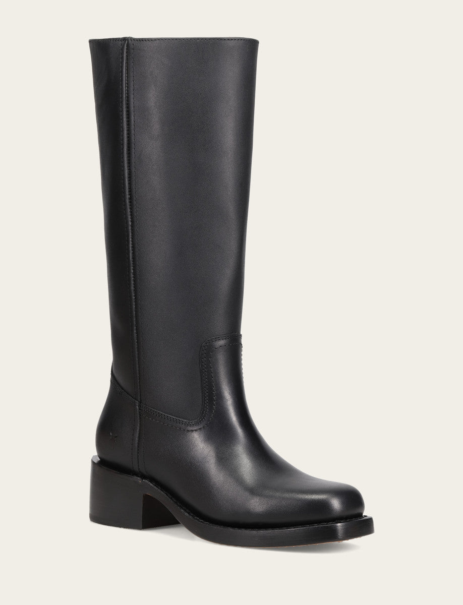 Black Boots|Wide Calf Boots Frye Women's Black Campus 14L Wide Calf Boots
