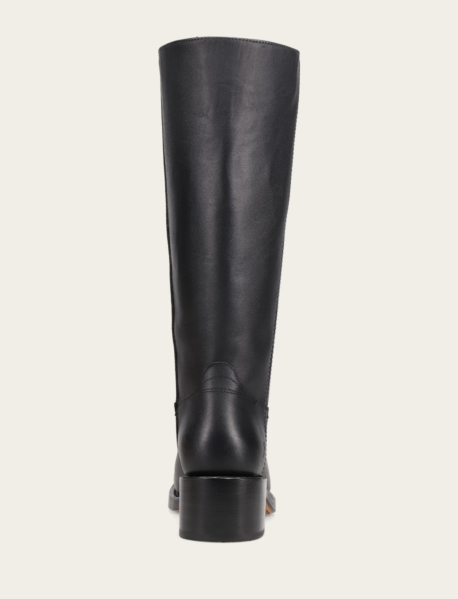 Black Boots|Wide Calf Boots Frye Women's Black Campus 14L Wide Calf Boots