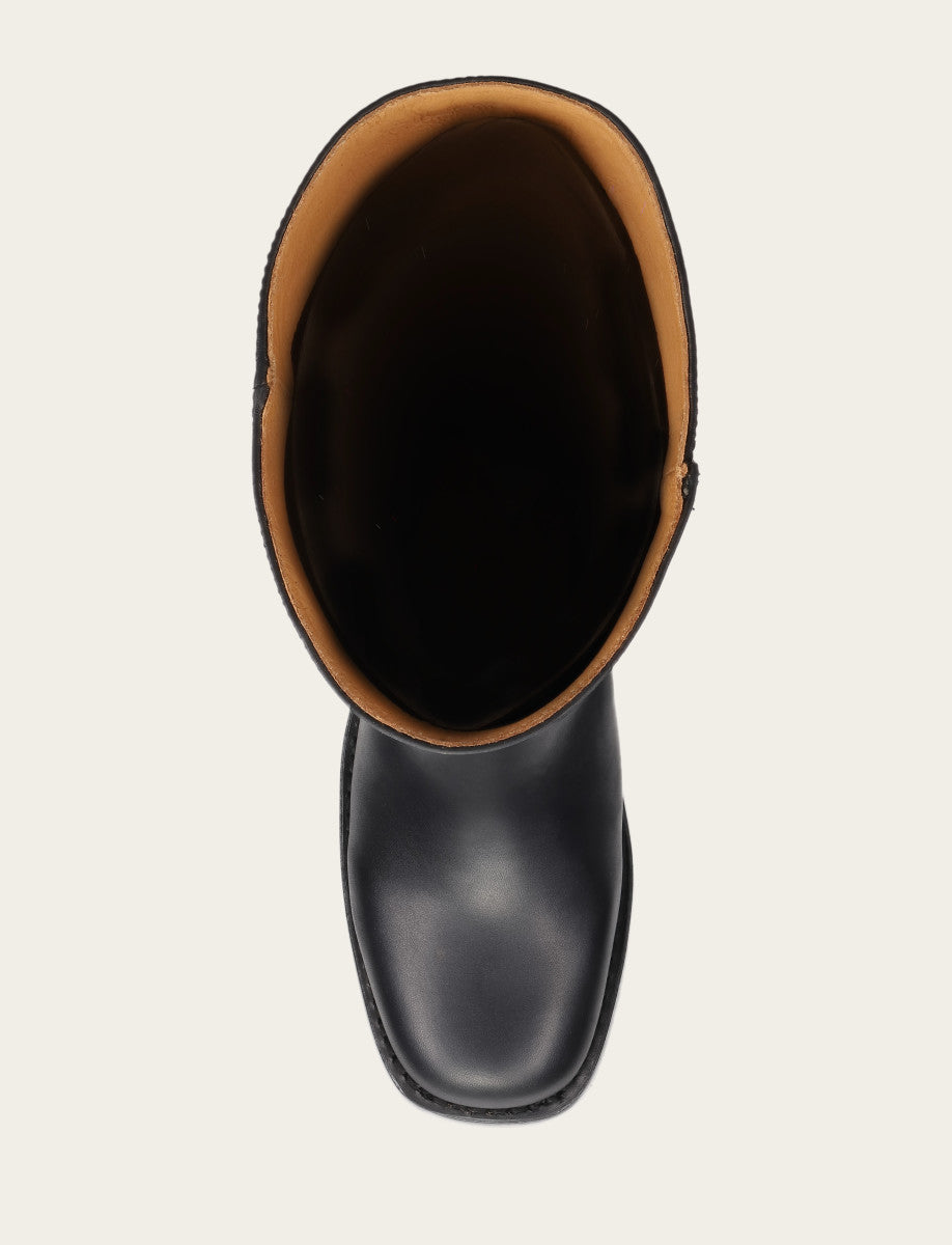 Black Boots|Wide Calf Boots Frye Women's Black Campus 14L Wide Calf Boots