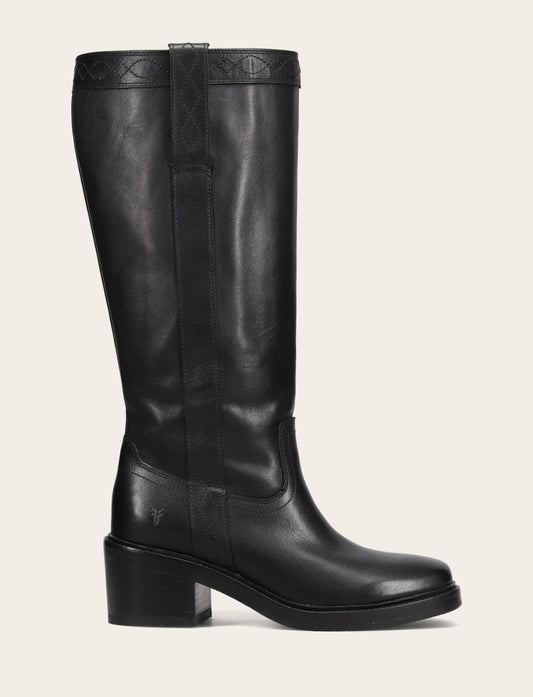 Black Boots|Wide Calf Boots Frye Women's Black Kate Pull On Wide Calf Tall Boots