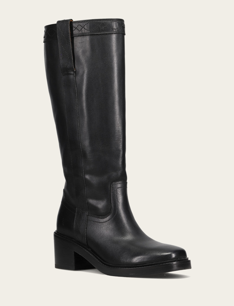 Black Boots|Wide Calf Boots Frye Women's Black Kate Pull On Wide Calf Tall Boots