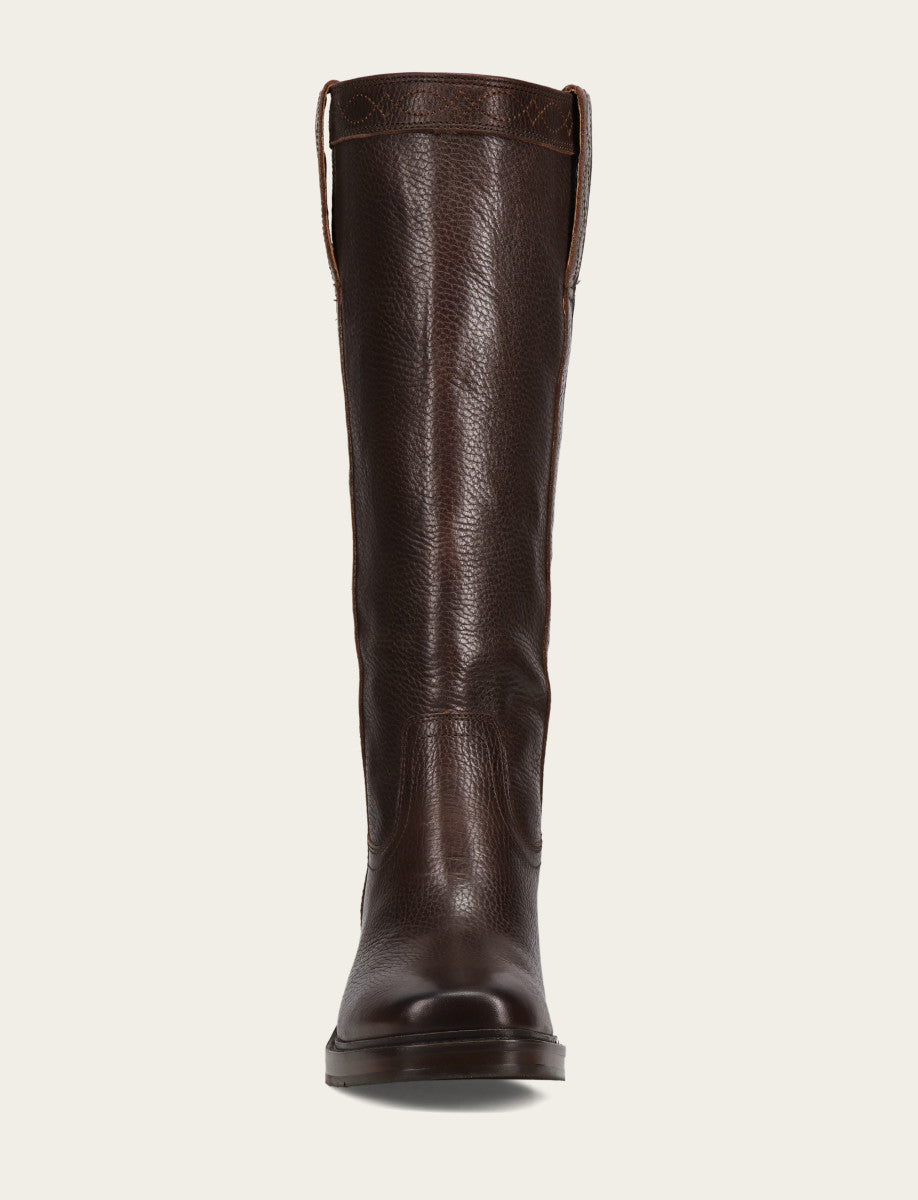 Dark Brown Boots Frye Women's Dark Brown Kate Pull On Boots