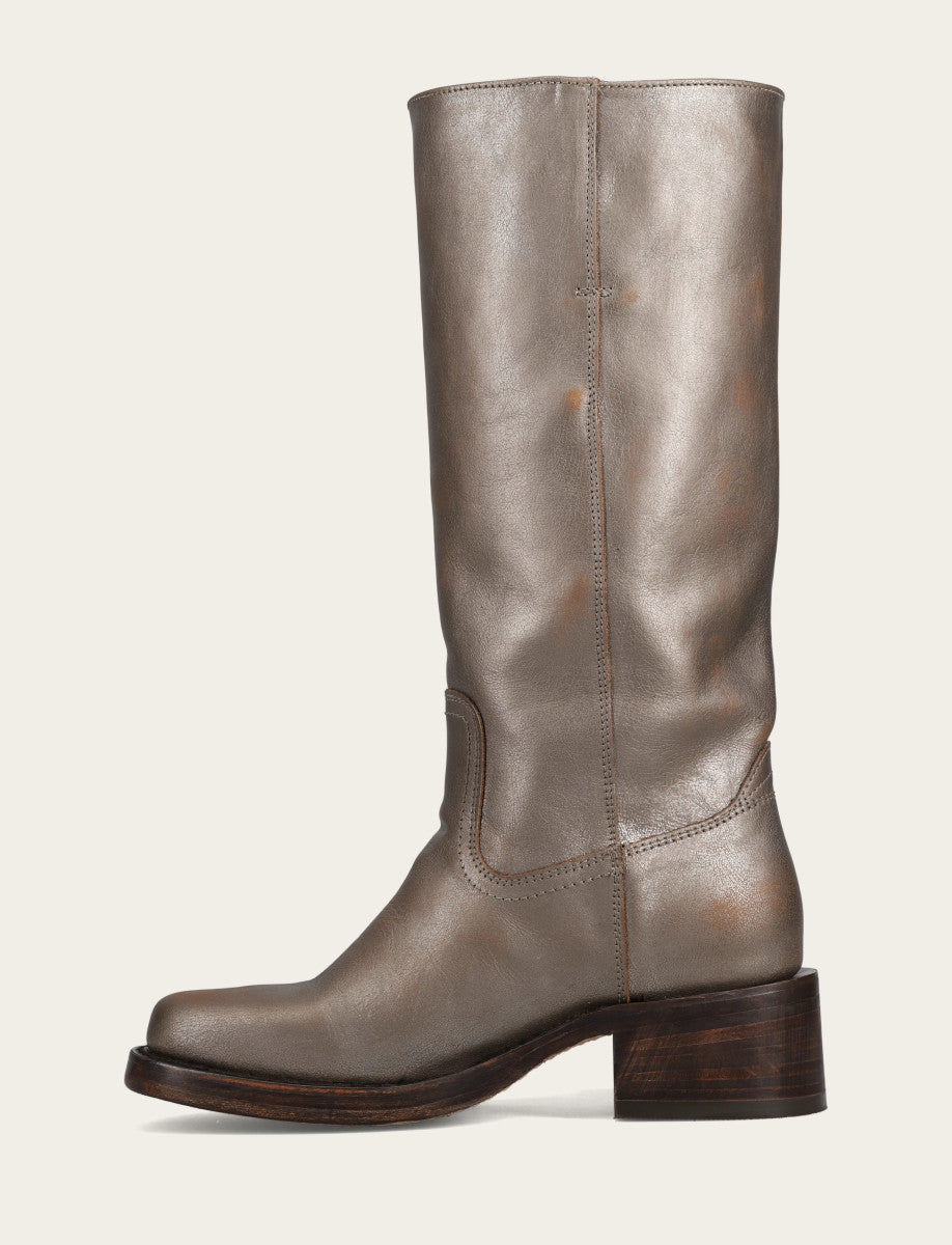 Metallic Stone Boots Frye Women's Metallic Stone Campus 14L Boot