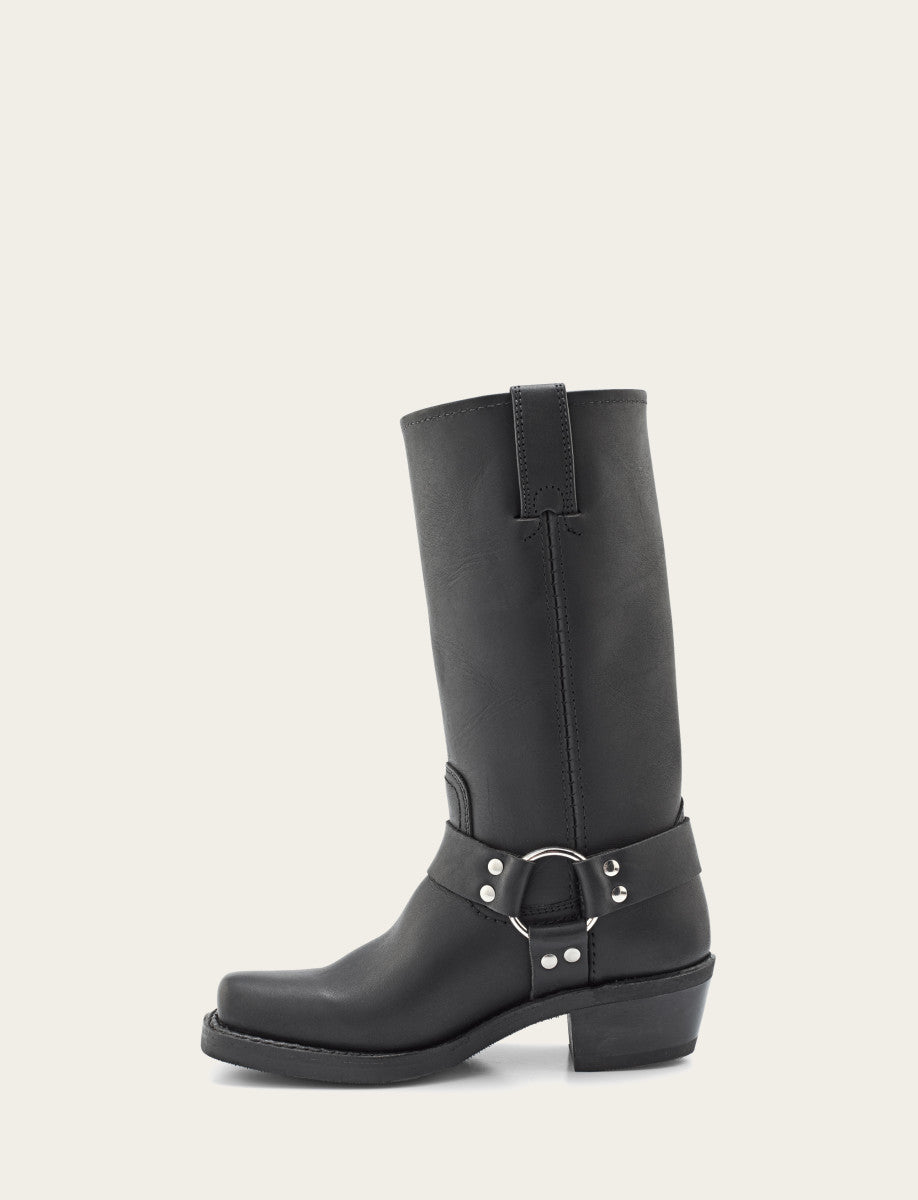 Black Boots Frye Women's Black Harness 12R Boots