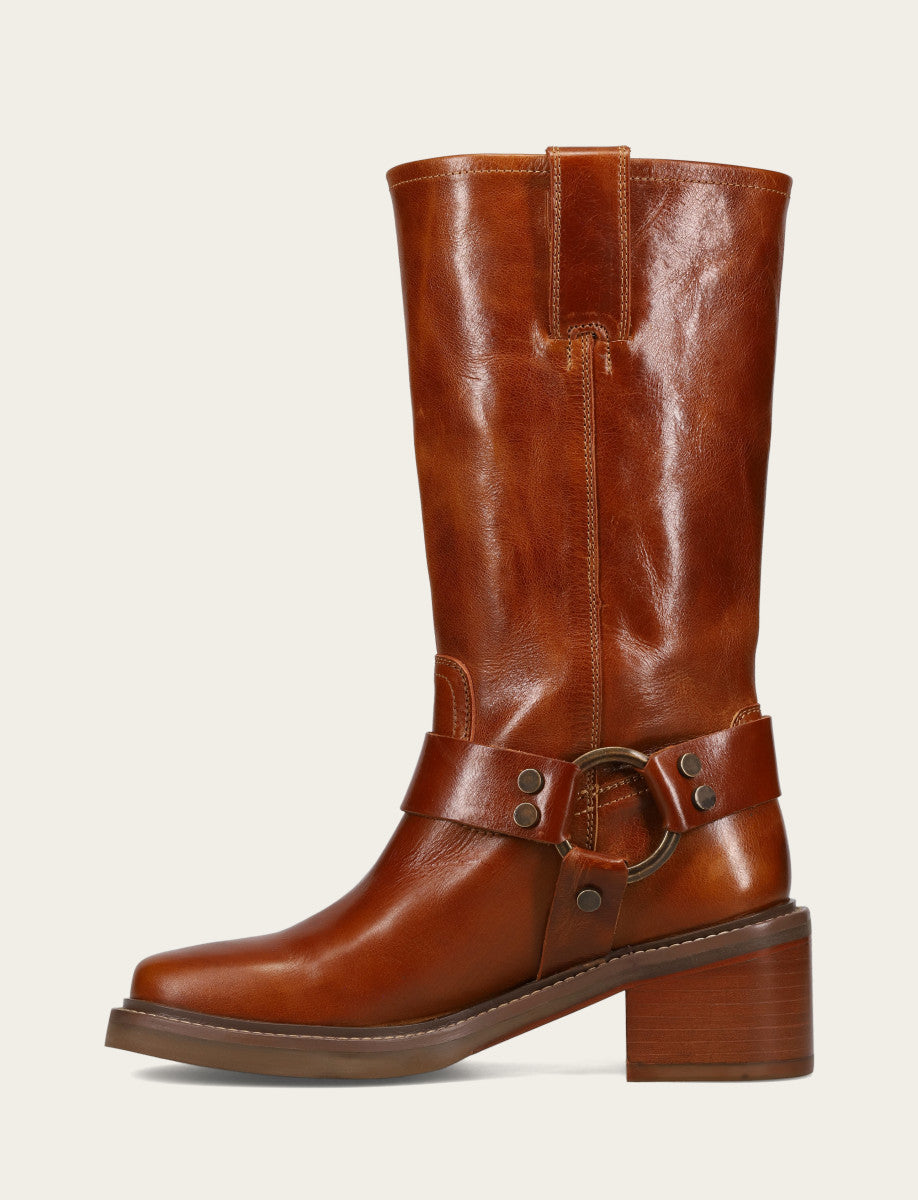 Amber Boots Frye Women’s Amber Knee-High Kate Harness Boot