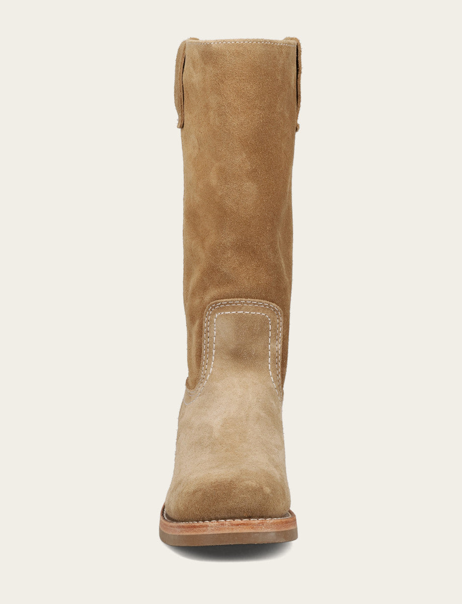 Tan Buck Boots Frye Women's Tan Buck Campus 12R Boots