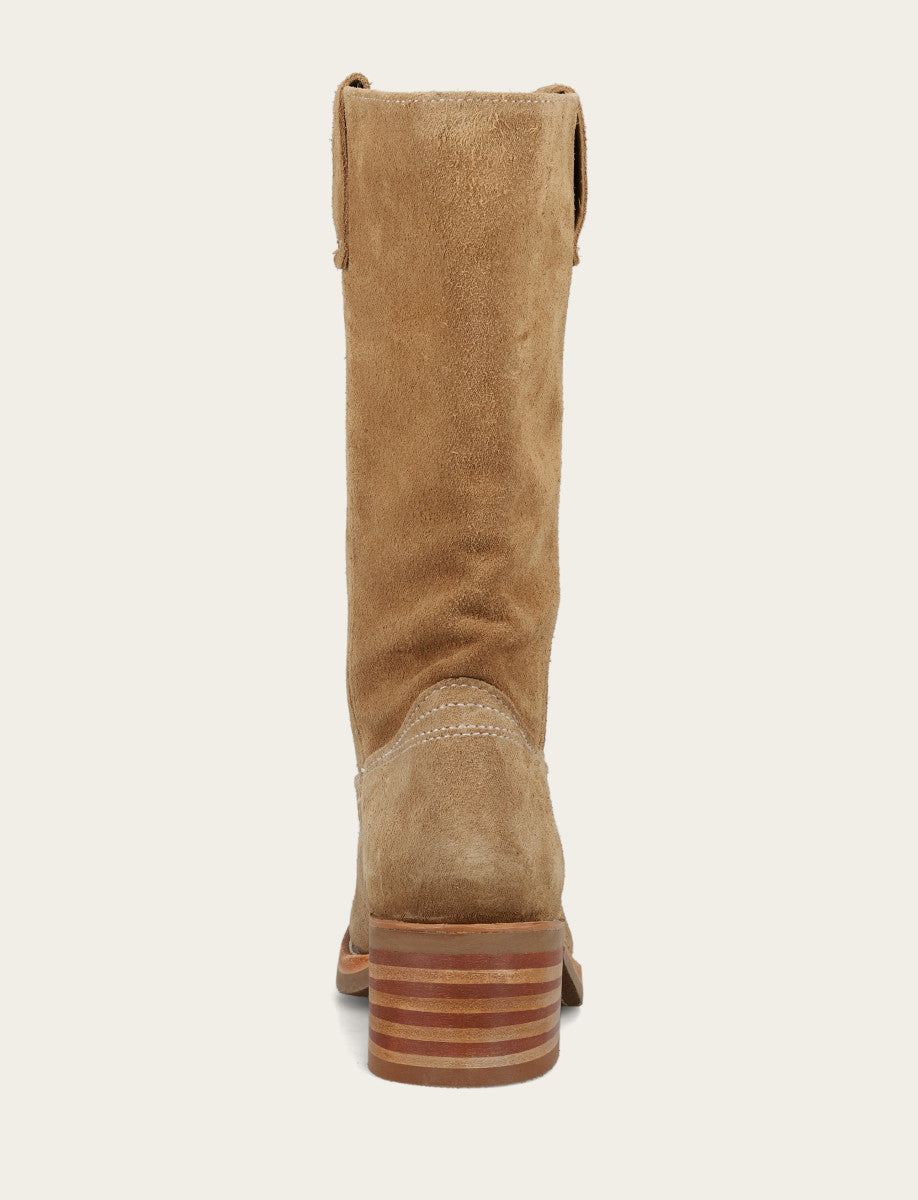 Tan Buck Boots Frye Women's Tan Buck Campus 12R Boots