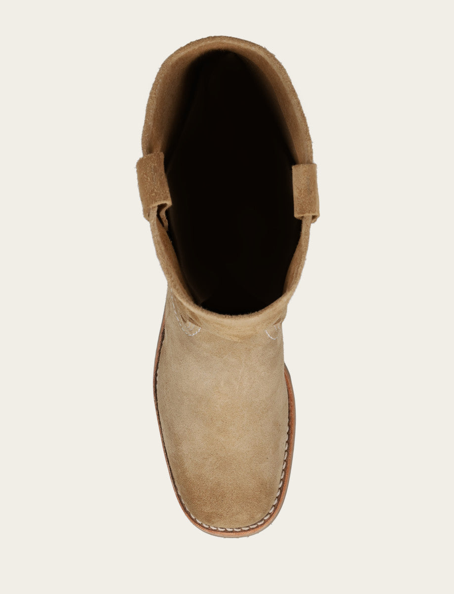 Tan Buck Boots Frye Women's Tan Buck Campus 12R Boots