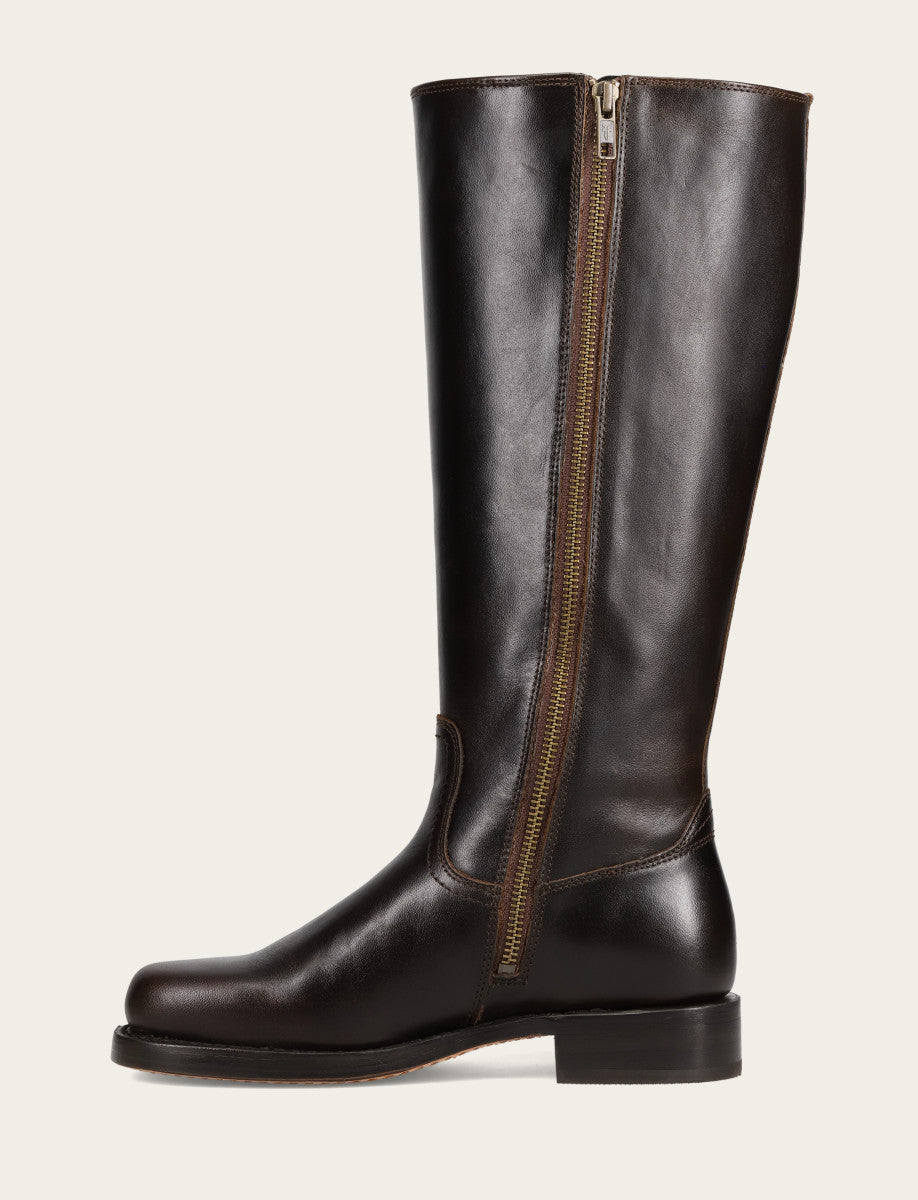 Bourbon Boots|Wide Calf Boots Frye Women's Bourbon Campus Low Heel Tall Riding Wide Calf Boot