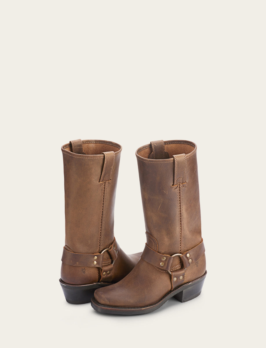 Tan Boots Frye Women's Tan Harness 12R Boots