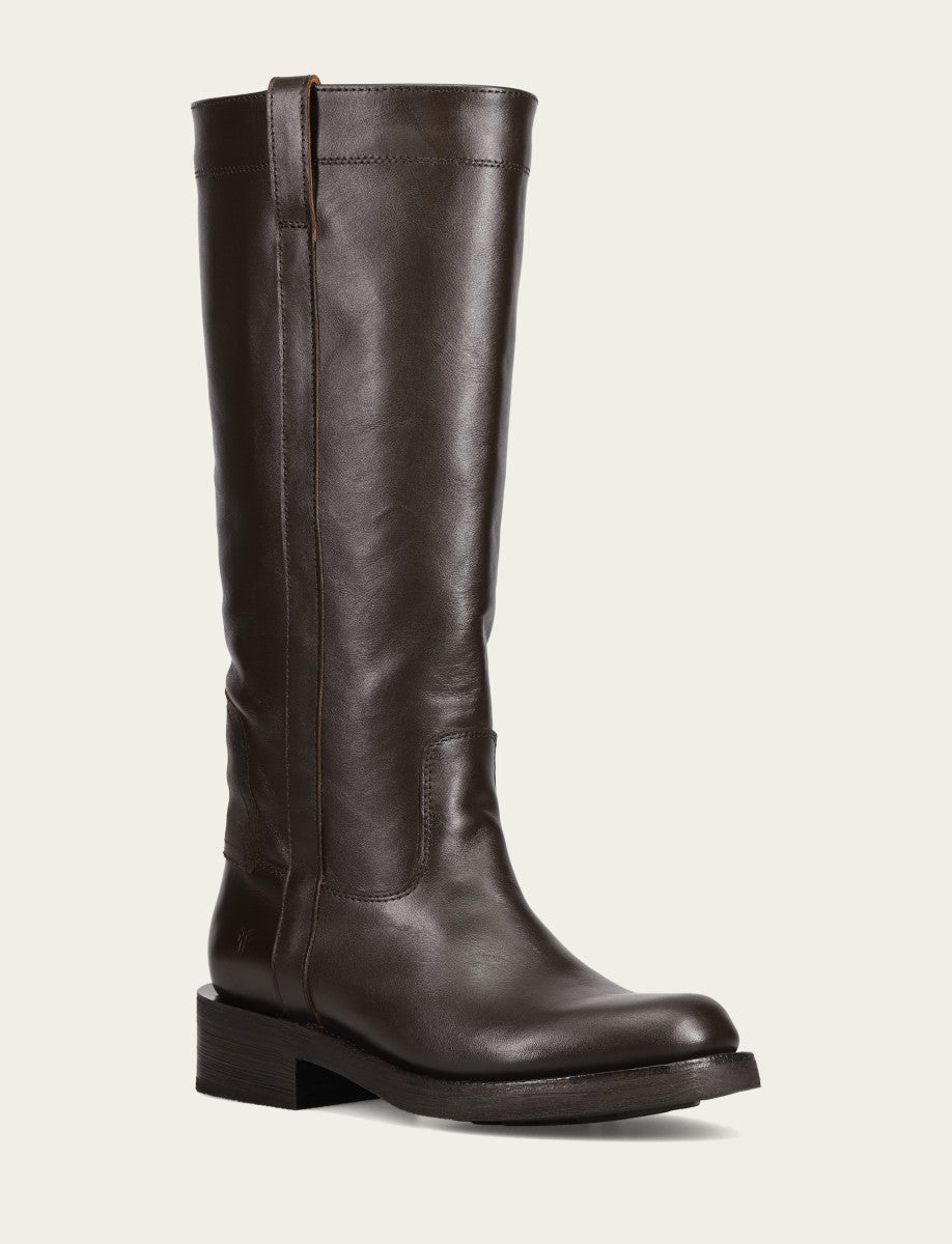 Dark Brown Boots Frye Women's Dark Brown Viv Riding Boot