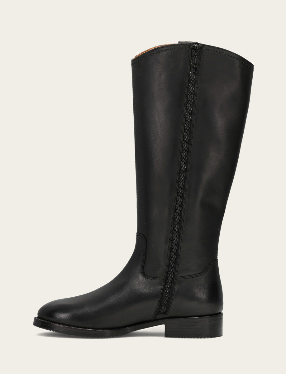 Black Boots|Wide Calf Boots Frye Women's Black Melissa Button Tall Inside Zip Wide Calf Boot