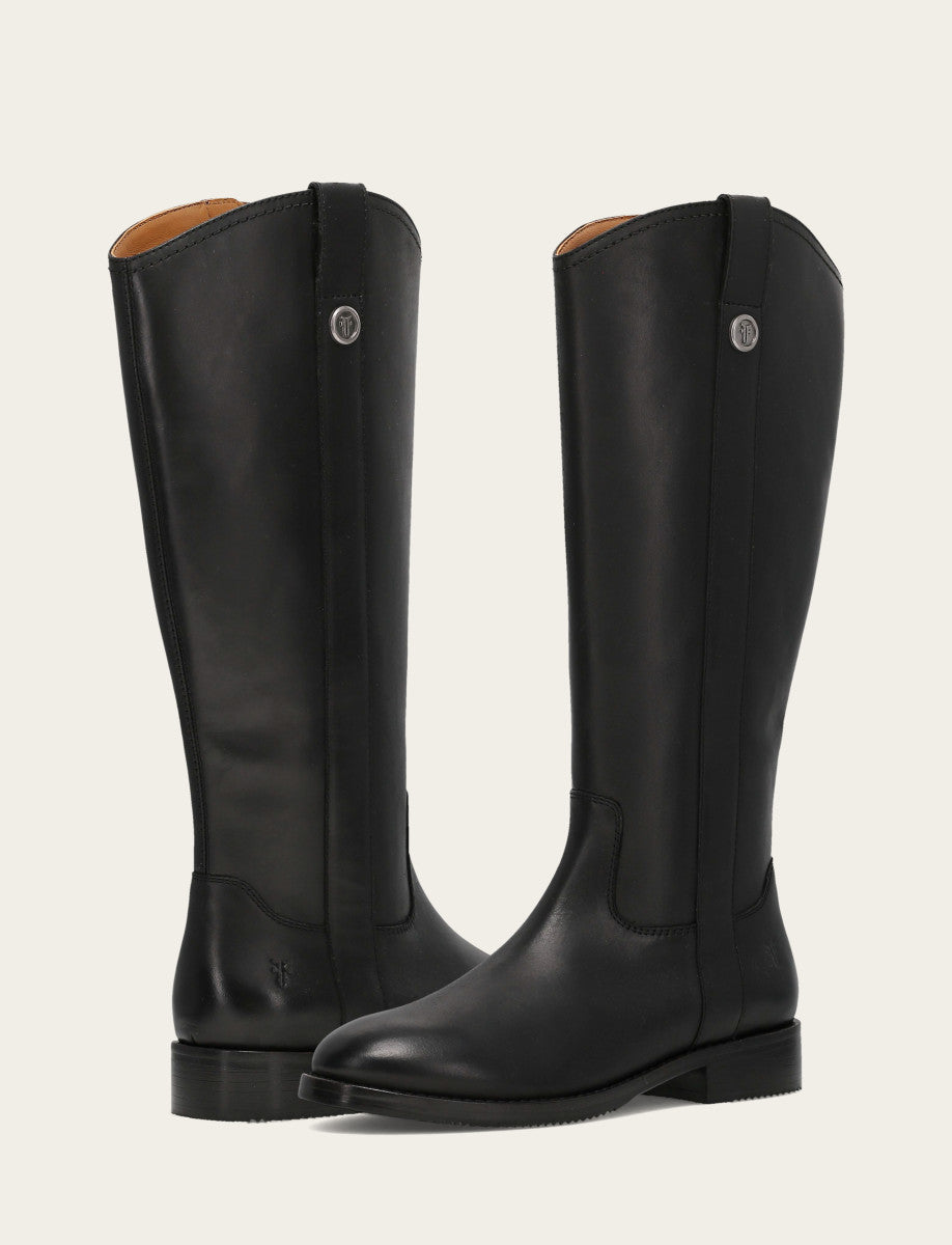Black Boots|Wide Calf Boots Frye Women's Black Melissa Button Tall Inside Zip Wide Calf Boot