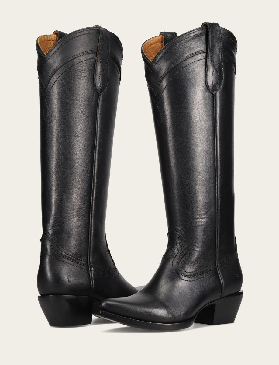 Black Boots Frye Women's Black Sacha At The Knee Boot