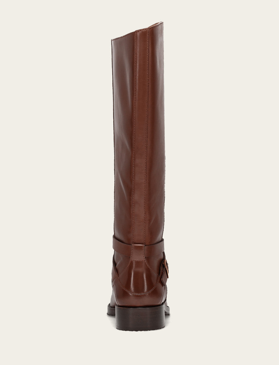 Walnut Boots|Wide Calf Boots Frye Women's Walnut Melissa Belted Riding Wide Calf Boot