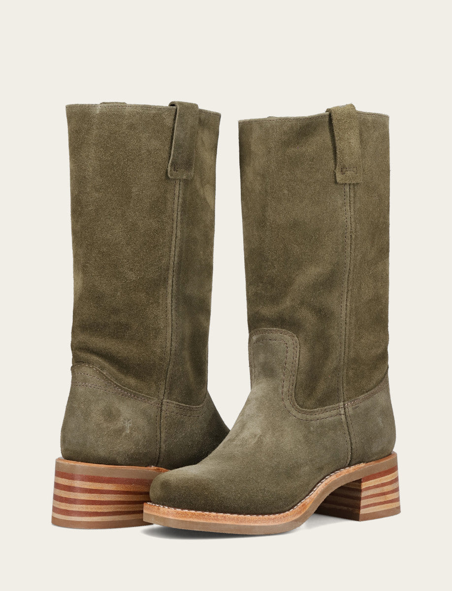 Olive Boots Frye Women's Olive Campus 12R Boots