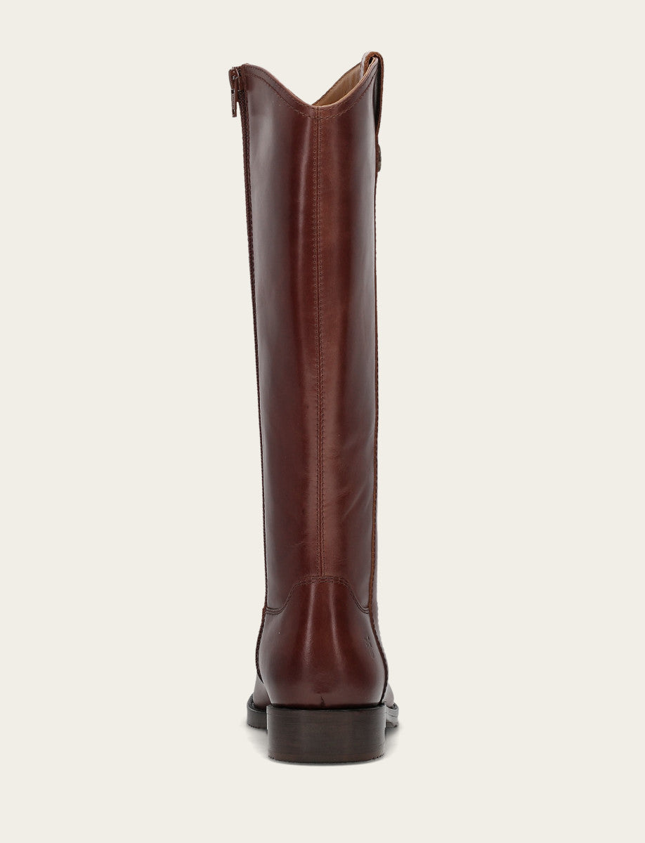 Saddle Boots Frye Women's Saddle Melissa Button Tall Inside Zip Boot