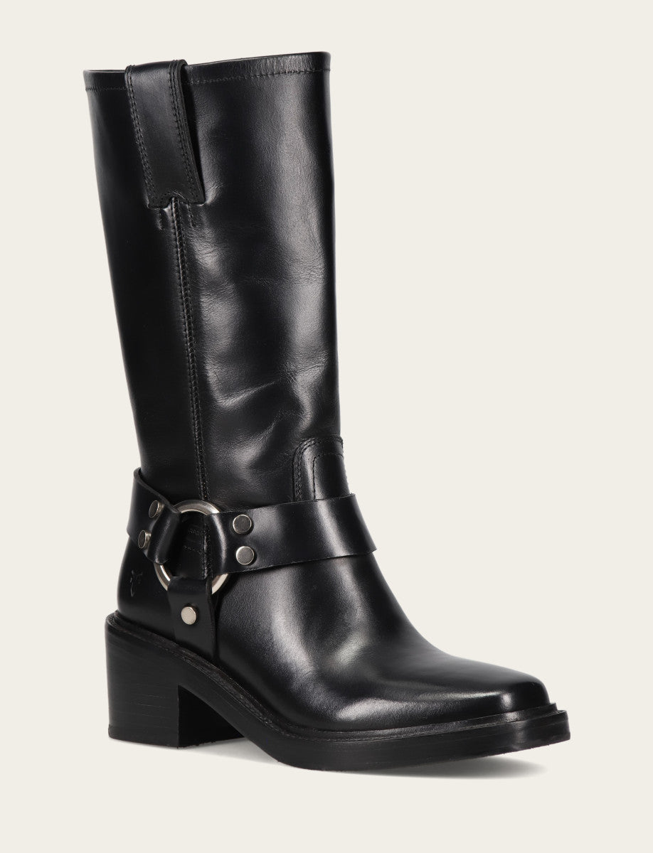 Black Boots Frye Women's Black Kate Harness Boots