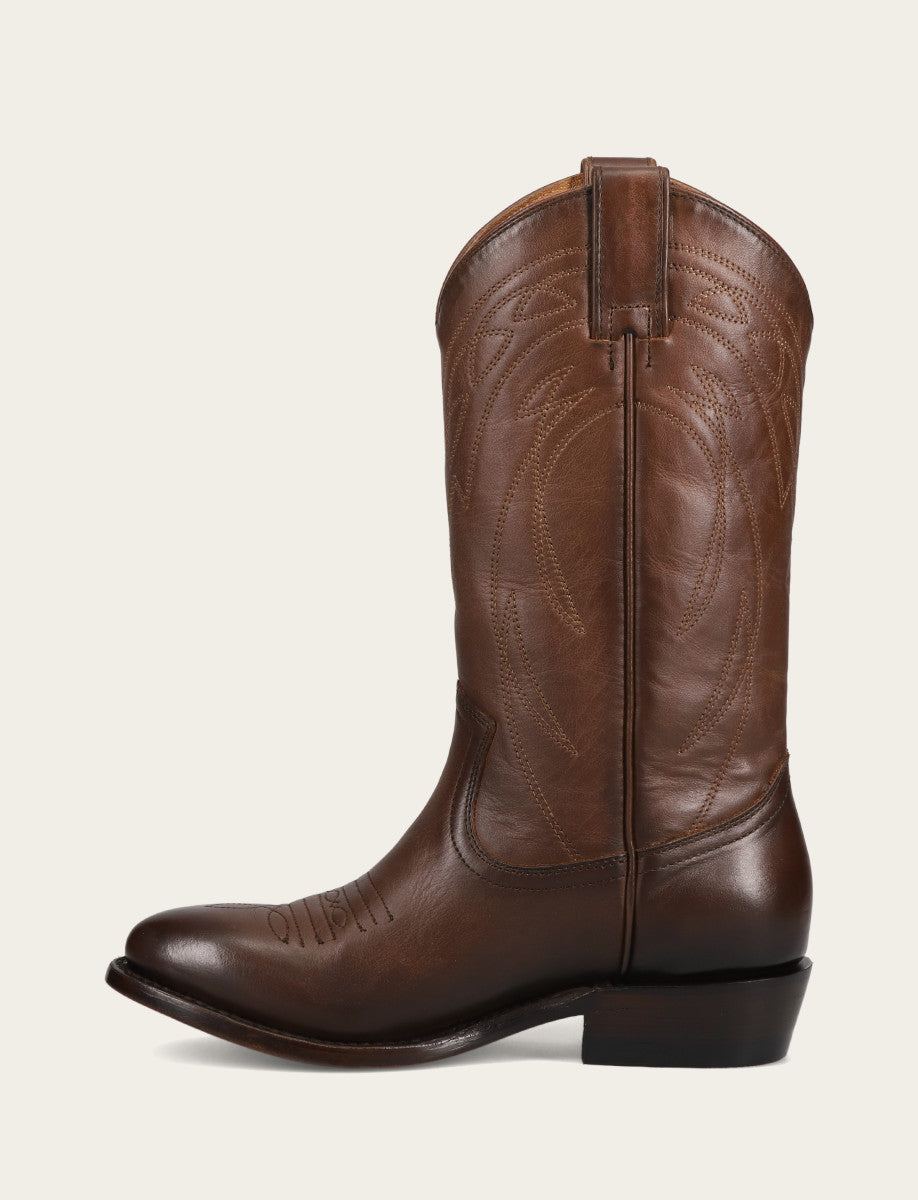 Bourbon Boots Frye Women's Bourbon Billy Pull On Deco Stitch Boots