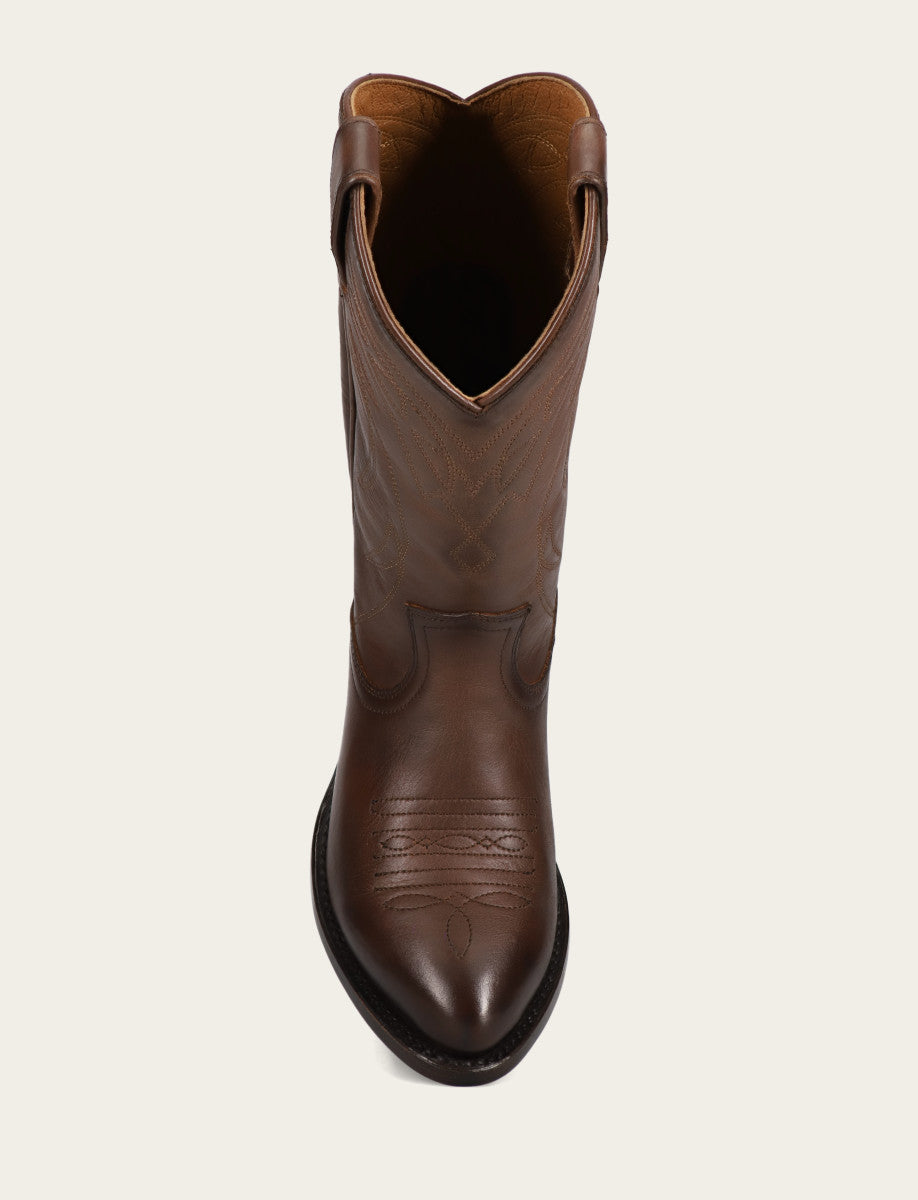 Bourbon Boots Frye Women's Bourbon Billy Pull On Deco Stitch Boots