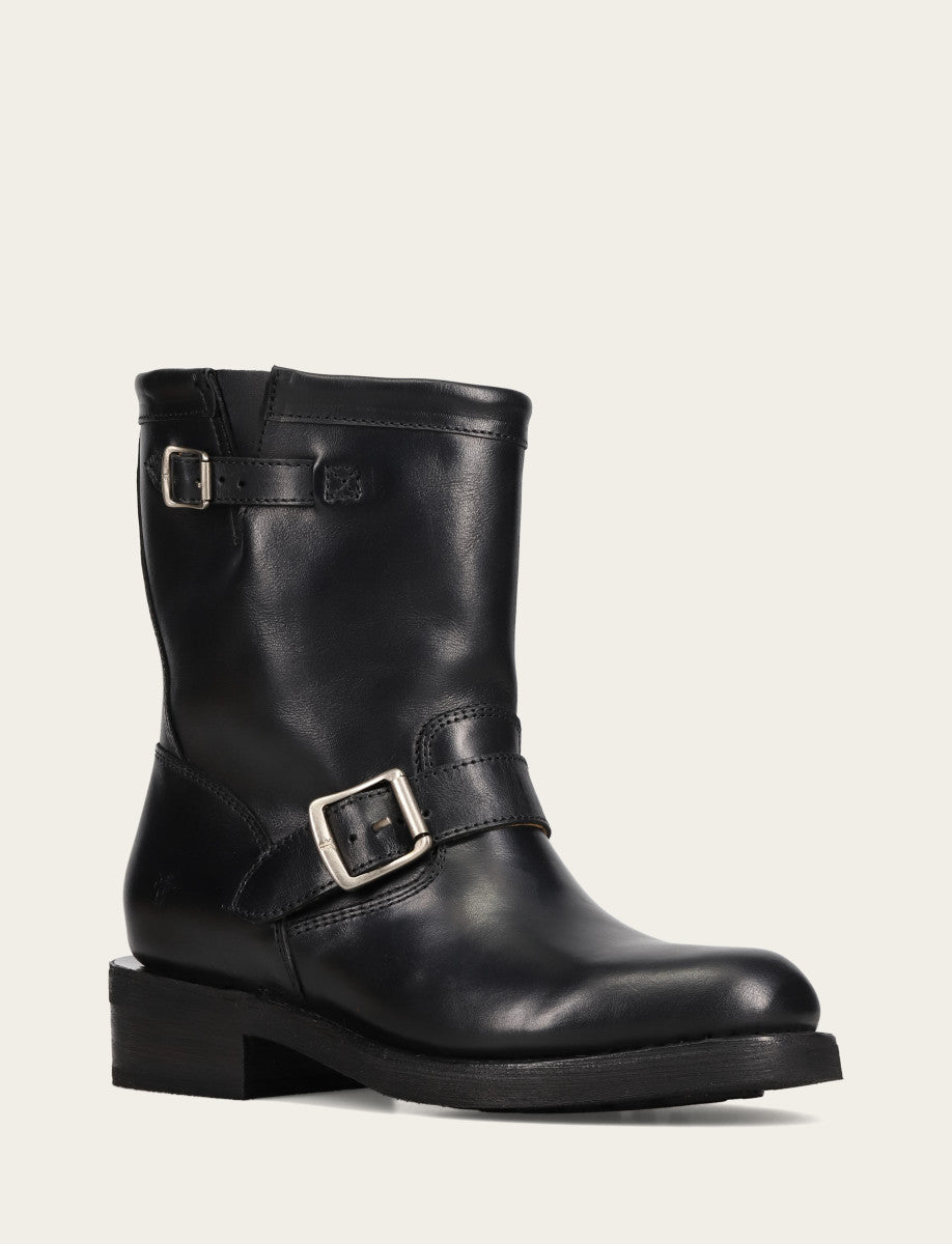Black Boots Frye Women's Black Viv Short Engineer Boot