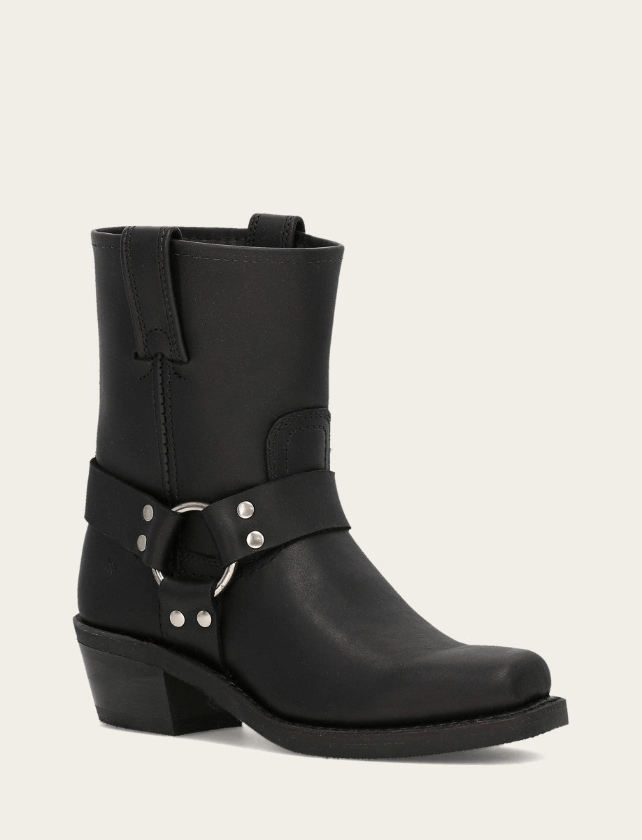 Black Boots Frye Women's Black Harness 8R Boots