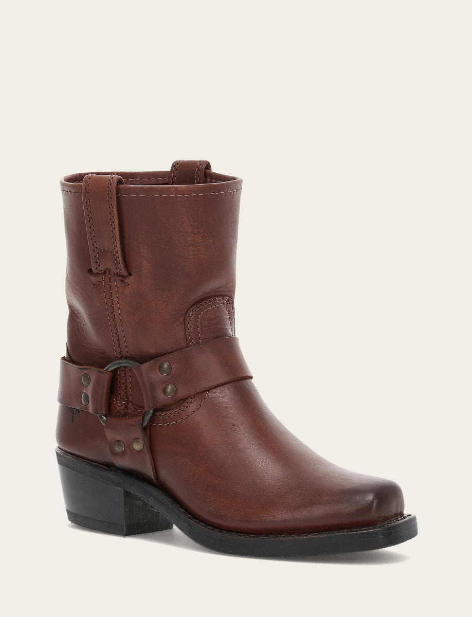 Cognac Boots Frye Women's Cognac Harness 8R Boots