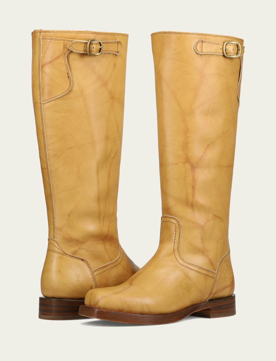 Banana Boots Frye Women's Banana Campus Low Heel Tall Riding Boot